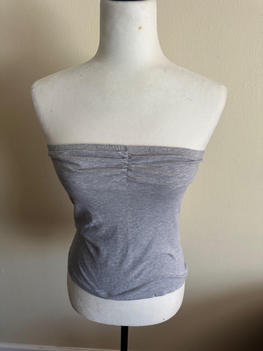 Strapless Grey Tube Top